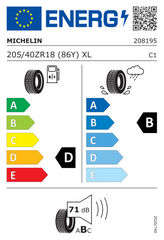 PILOT SPORT 4 | 205/40/ZR18 Y (86)